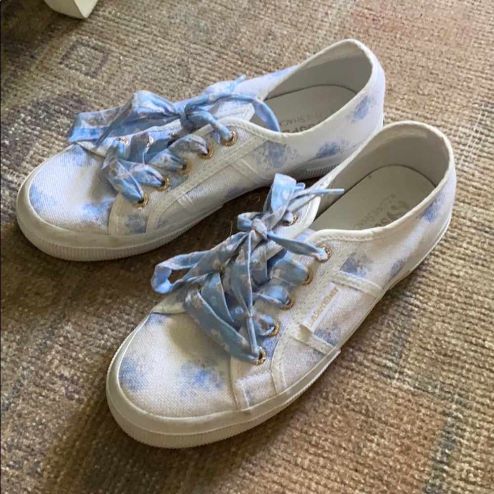Love Shack Fancy x Superga Floral Sneakers